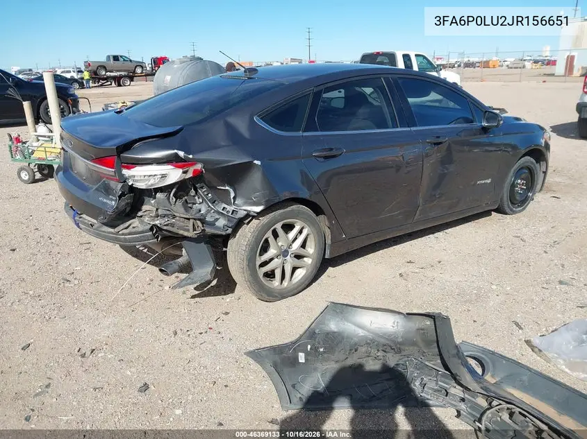 2018 FORD FUSION VIN 3FA6P0LU2JR156651 — фото 4