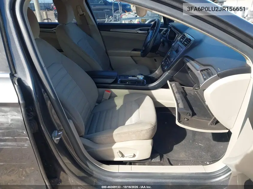2018 FORD FUSION VIN 3FA6P0LU2JR156651 — фото 5