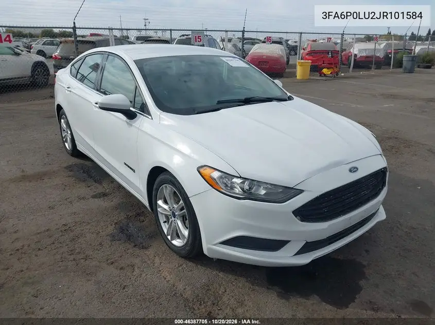 FORD FUSION 2018, VIN 3FA6P0LU2JR101584