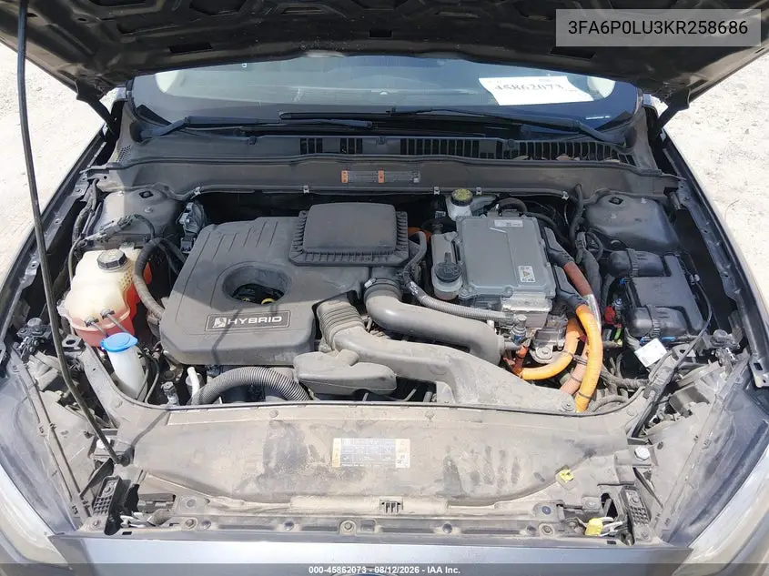2019 FORD FUSION VIN 3FA6P0LU3KR258686 — фото 10