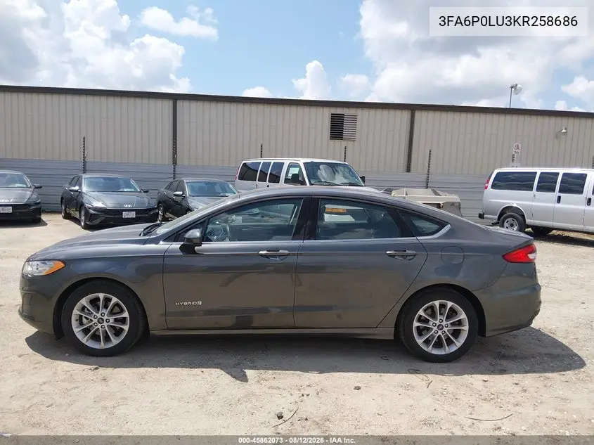 2019 FORD FUSION VIN 3FA6P0LU3KR258686 — фото 15