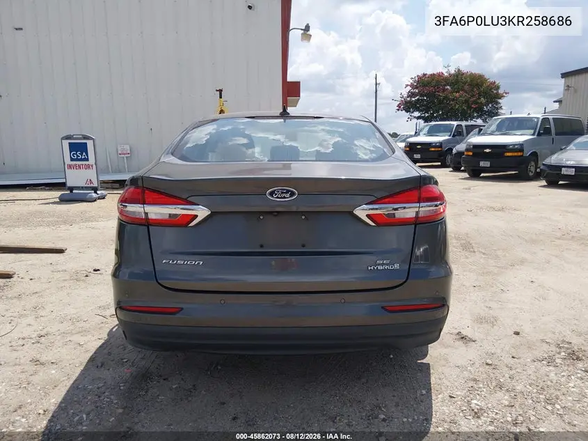 2019 FORD FUSION VIN 3FA6P0LU3KR258686 — фото 17