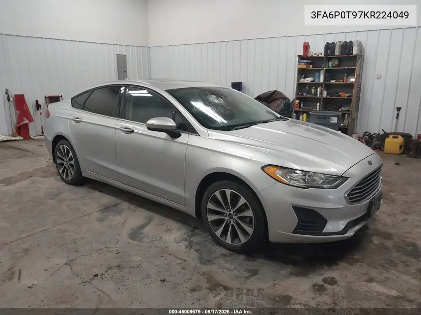FORD FUSION 2019, VIN 3FA6P0T97KR224049