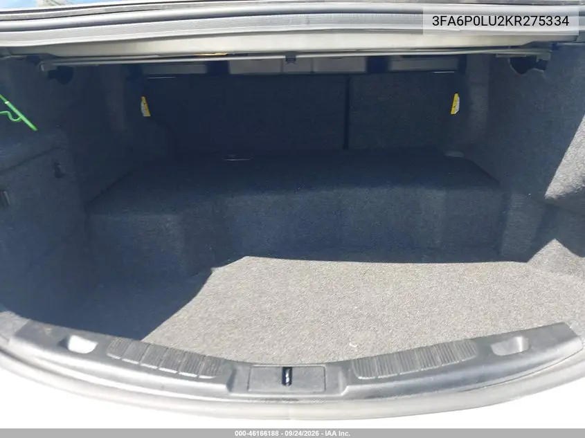 2019 FORD FUSION VIN 3FA6P0LU2KR275334 — фото 12