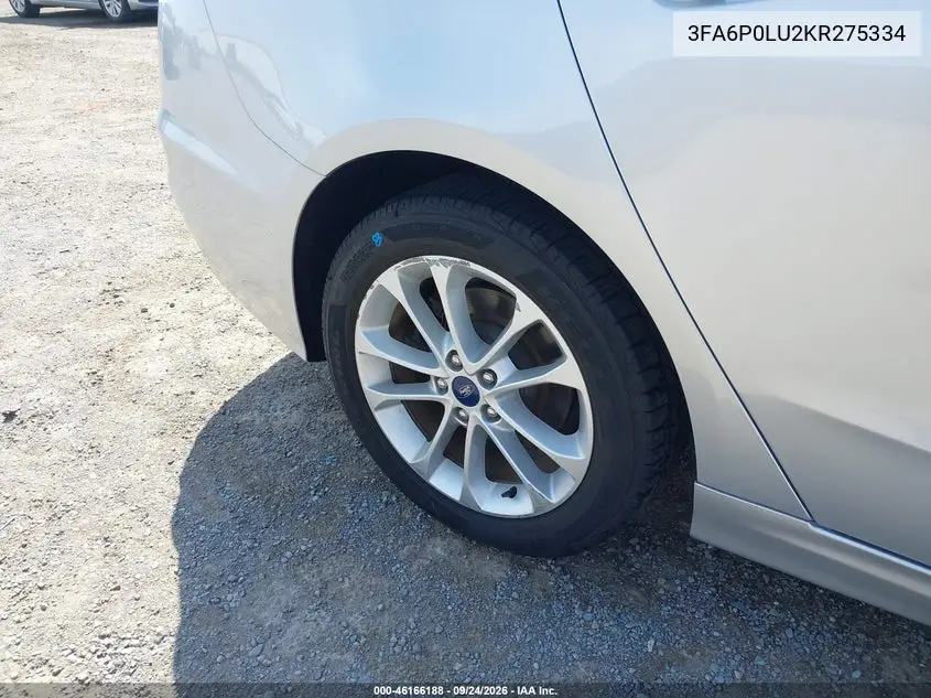 2019 FORD FUSION VIN 3FA6P0LU2KR275334 — фото 15
