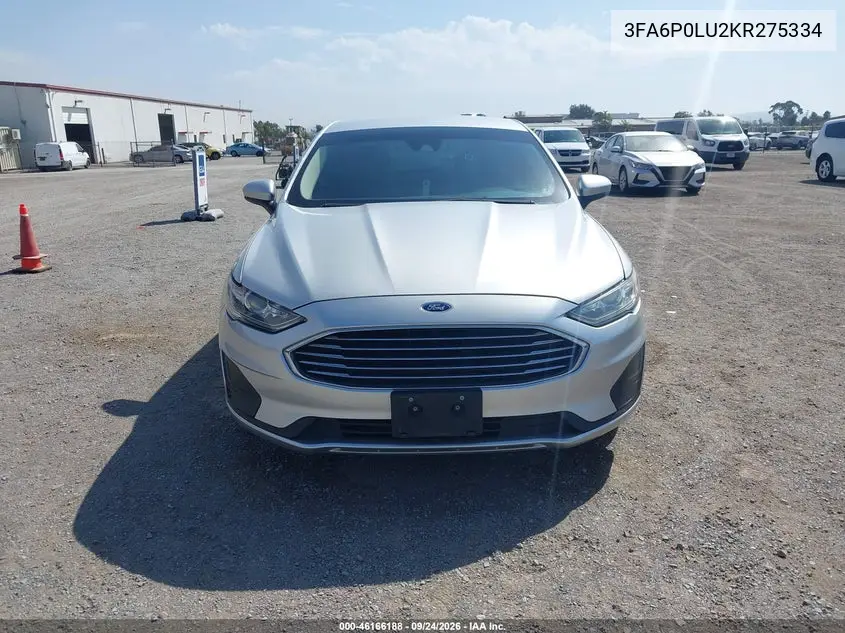 2019 FORD FUSION VIN 3FA6P0LU2KR275334 — фото 18