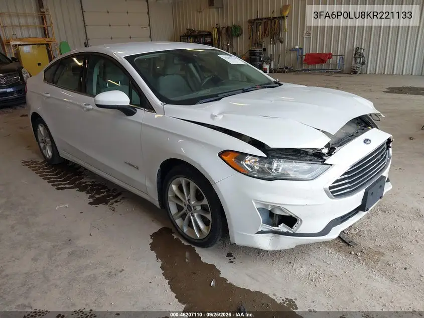 FORD FUSION 2019, VIN 3FA6P0LU8KR221133