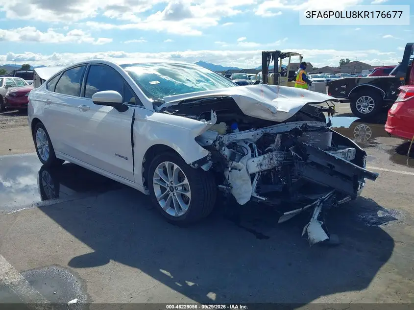FORD FUSION 2019, VIN 3FA6P0LU8KR176677