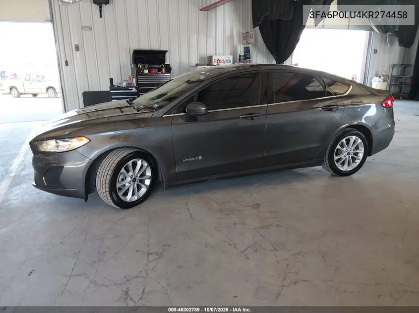 2019 FORD FUSION VIN 3FA6P0LU4KR274458 — фото 15