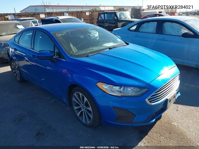 FORD FUSION 2019, VIN 3FA6P0T9XKR284021