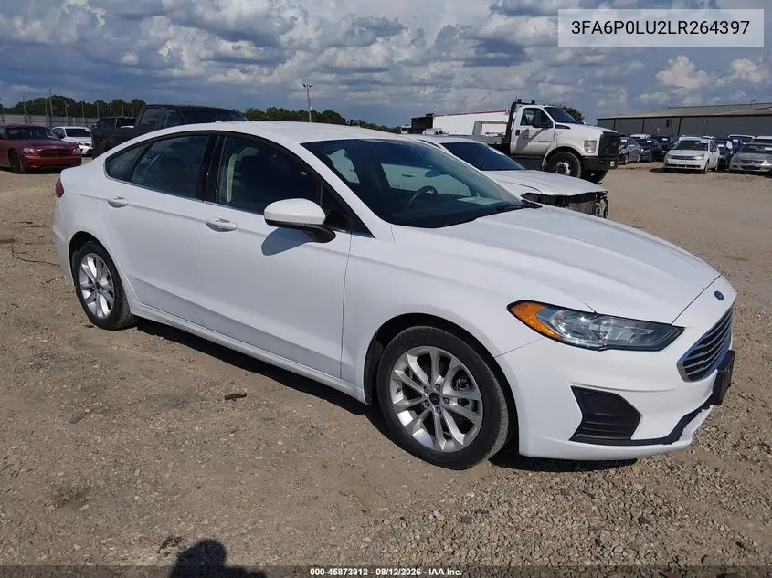 FORD FUSION 2020, VIN 3FA6P0LU2LR264397