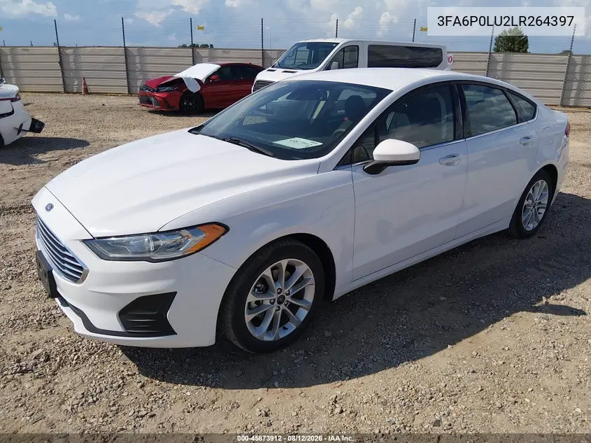 2020 FORD FUSION VIN 3FA6P0LU2LR264397 — фото 2