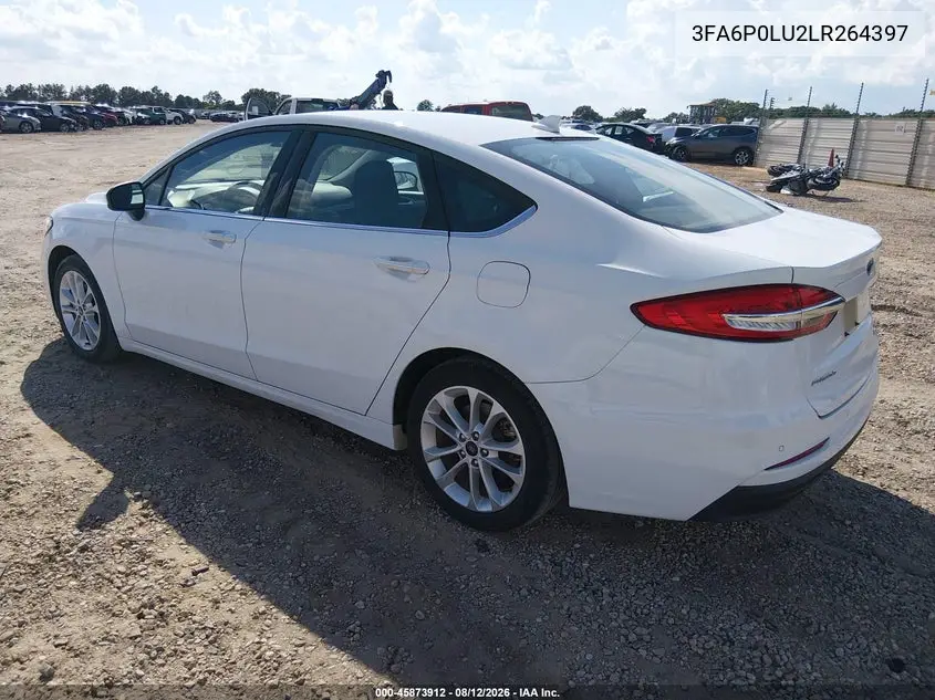 2020 FORD FUSION VIN 3FA6P0LU2LR264397 — фото 3