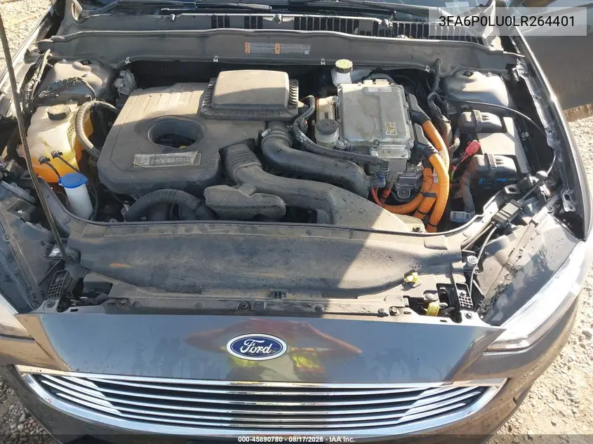 2020 FORD FUSION VIN 3FA6P0LU0LR264401 — фото 10