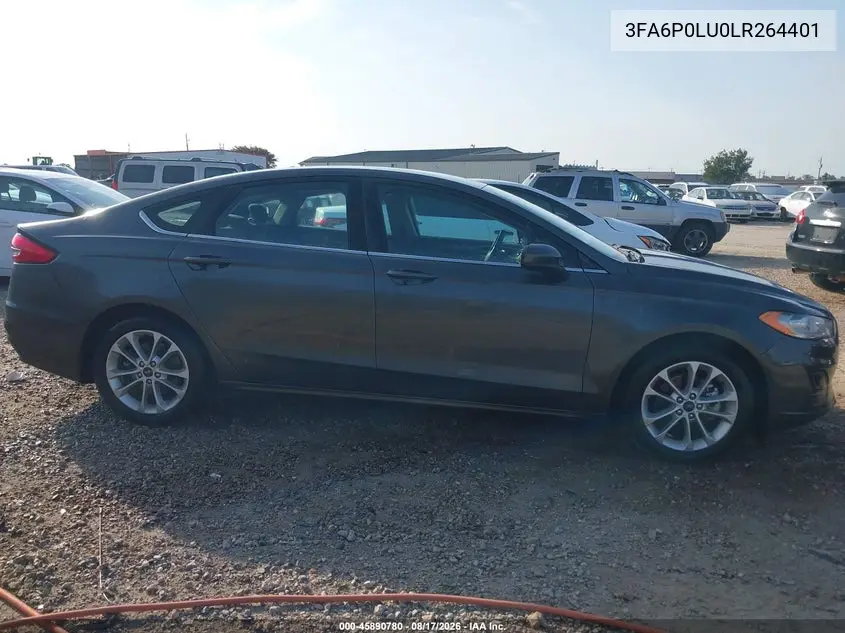 2020 FORD FUSION VIN 3FA6P0LU0LR264401 — фото 13