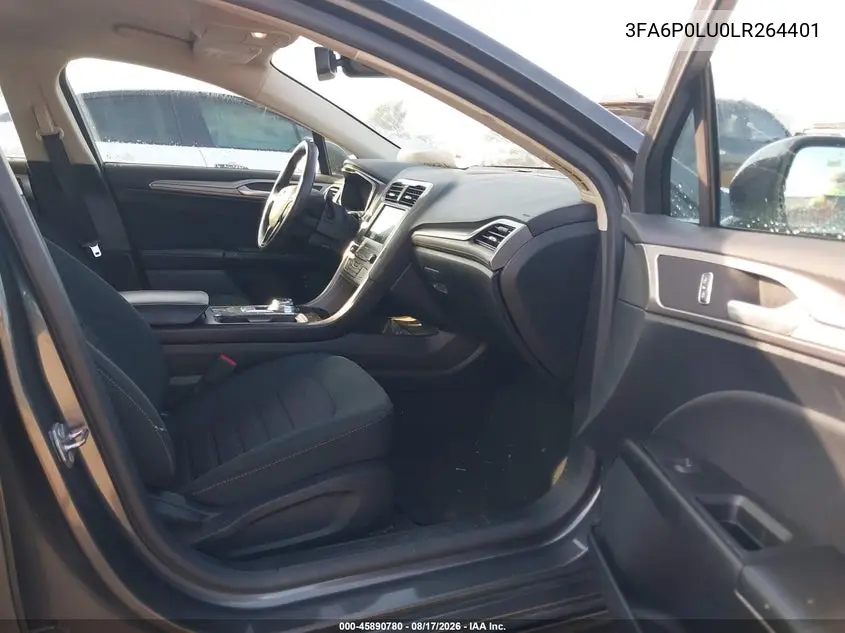 2020 FORD FUSION VIN 3FA6P0LU0LR264401 — фото 5