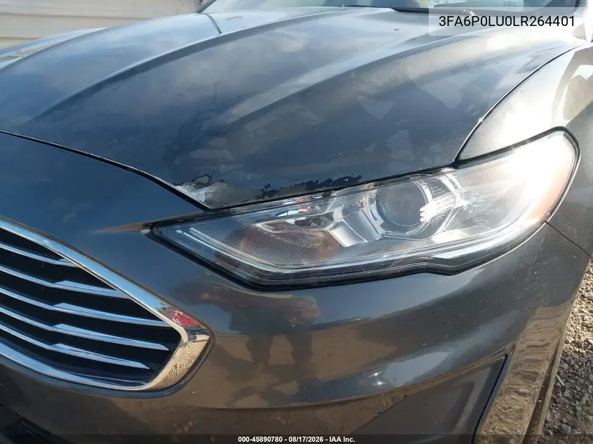 2020 FORD FUSION VIN 3FA6P0LU0LR264401 — фото 6