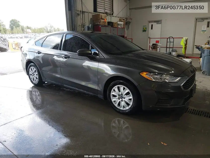 FORD FUSION 2020, VIN 3FA6P0G77LR245350
