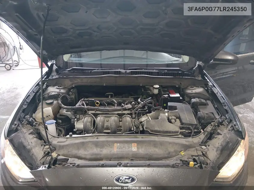 2020 FORD FUSION VIN 3FA6P0G77LR245350 — фото 10
