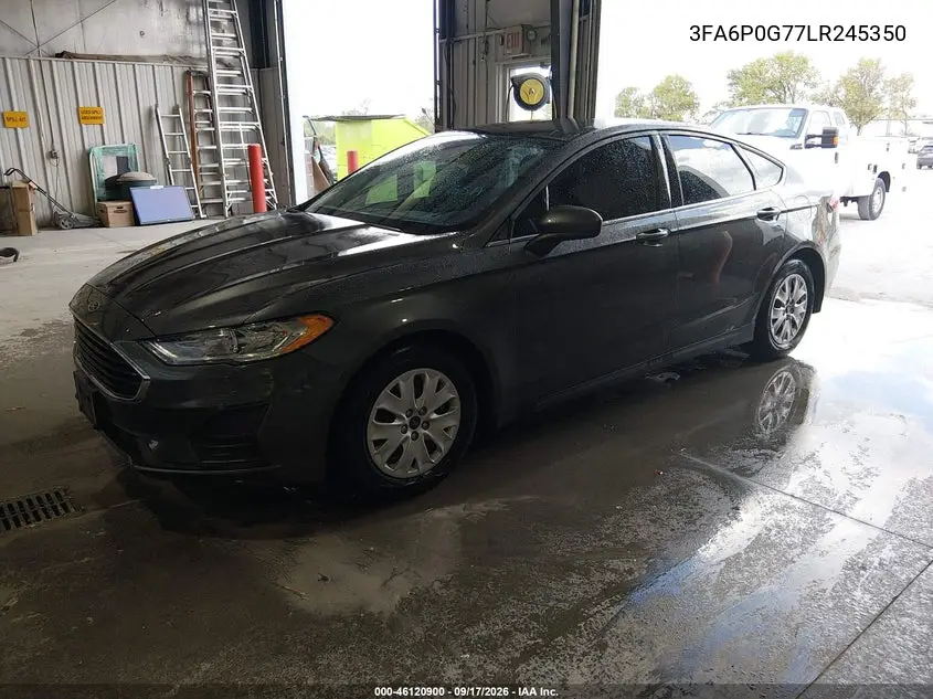 2020 FORD FUSION VIN 3FA6P0G77LR245350 — фото 2