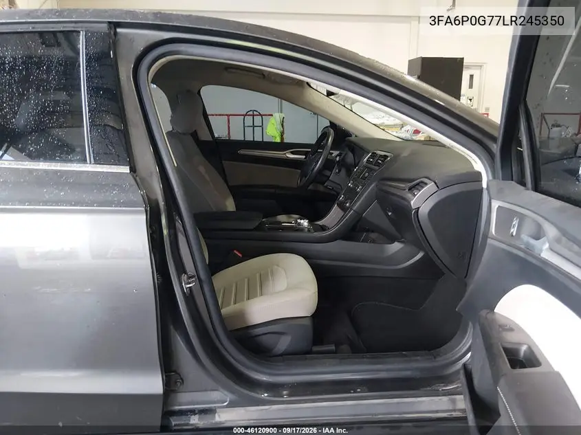2020 FORD FUSION VIN 3FA6P0G77LR245350 — фото 5