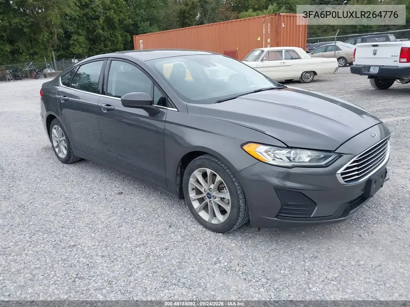 FORD FUSION 2020, VIN 3FA6P0LUXLR264776