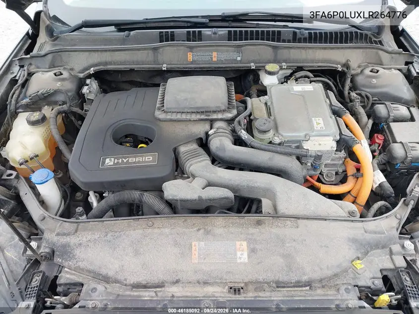 2020 FORD FUSION VIN 3FA6P0LUXLR264776 — фото 10