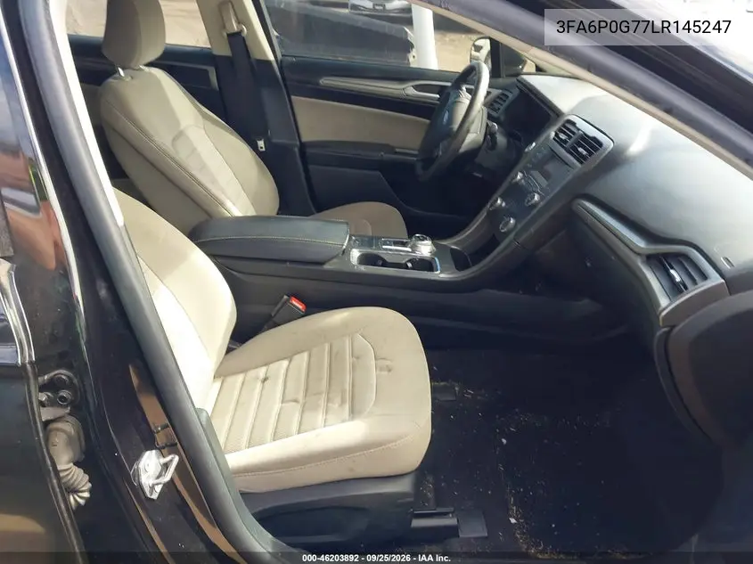 2020 FORD FUSION VIN 3FA6P0G77LR145247 — фото 5