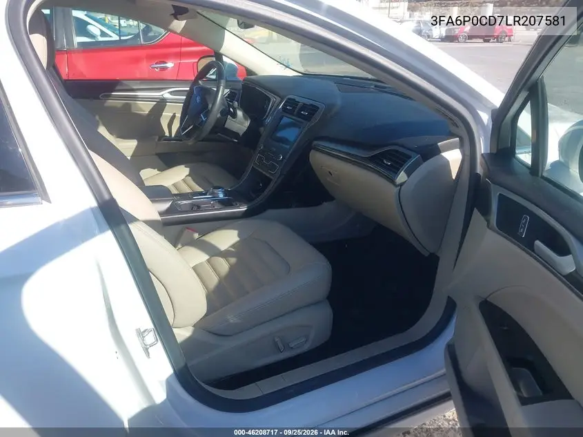2020 FORD FUSION VIN 3FA6P0CD7LR207581 — фото 5