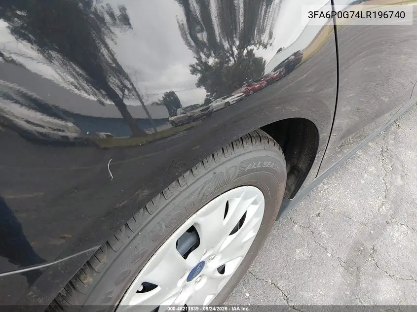 2020 FORD FUSION VIN 3FA6P0G74LR196740 — фото 14