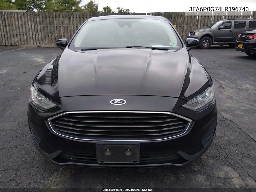 2020 FORD FUSION VIN 3FA6P0G74LR196740 — фото 16