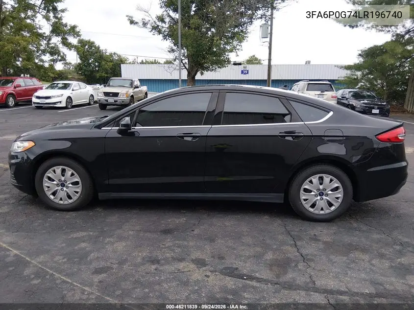 2020 FORD FUSION VIN 3FA6P0G74LR196740 — фото 18