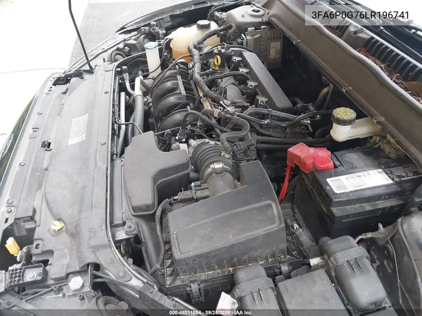 2020 FORD FUSION VIN 3FA6P0G76LR196741 — фото 10