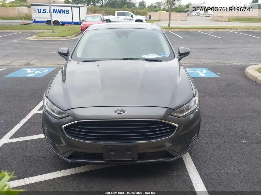 2020 FORD FUSION VIN 3FA6P0G76LR196741 — фото 11