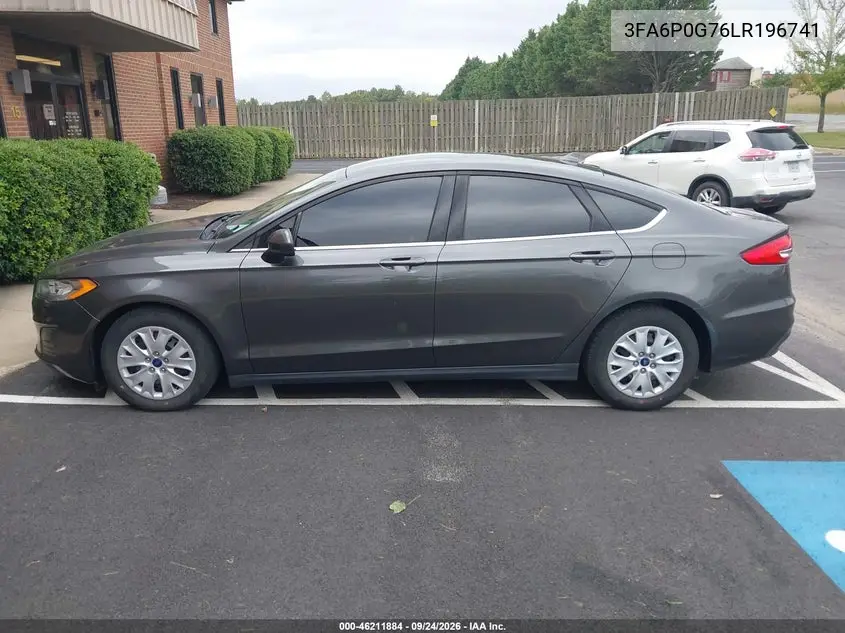 2020 FORD FUSION VIN 3FA6P0G76LR196741 — фото 13