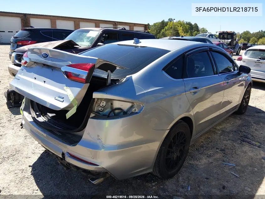2020 FORD FUSION VIN 3FA6P0HD1LR218715 — фото 4