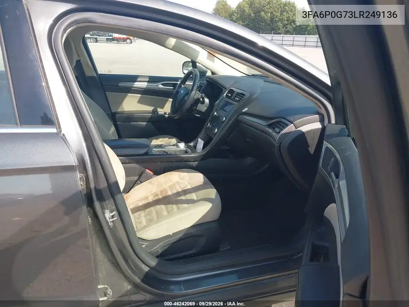 2020 FORD FUSION VIN 3FA6P0G73LR249136 — фото 5