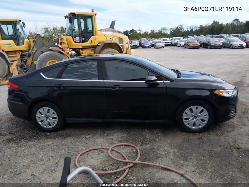 2020 FORD FUSION VIN 3FA6P0G71LR119114 — фото 18
