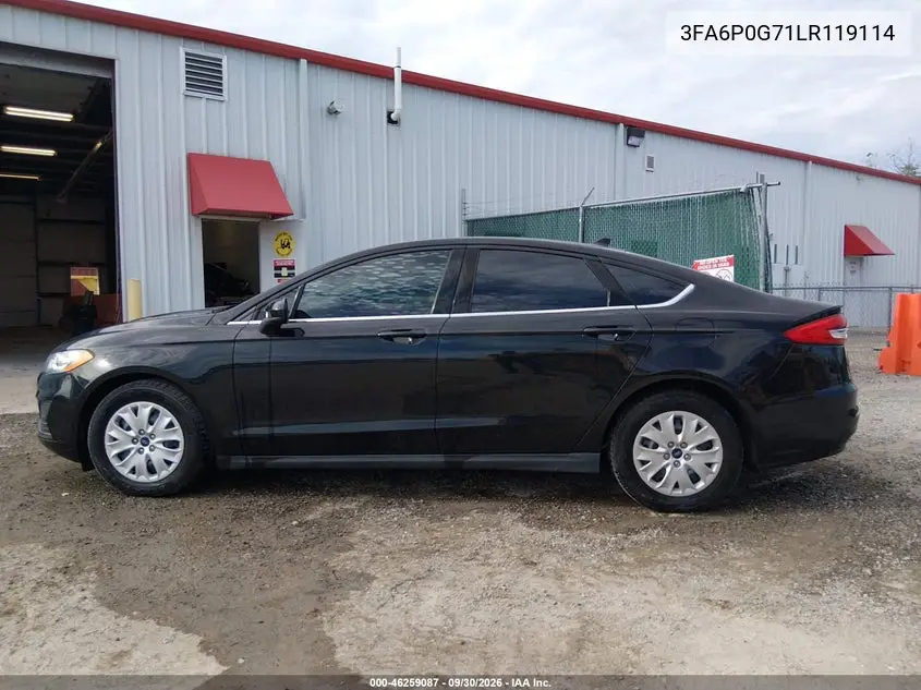 2020 FORD FUSION VIN 3FA6P0G71LR119114 — фото 19