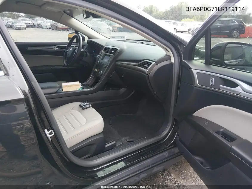 2020 FORD FUSION VIN 3FA6P0G71LR119114 — фото 5