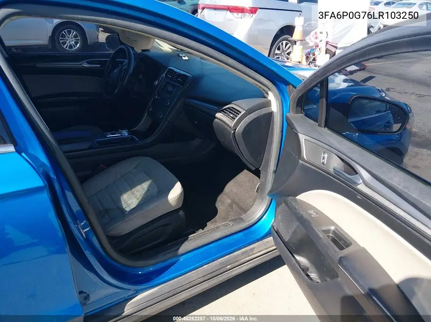 2020 FORD FUSION VIN 3FA6P0G76LR103250 — фото 5