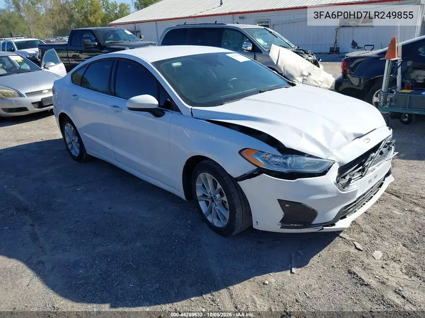 FORD FUSION 2020, VIN 3FA6P0HD7LR249855