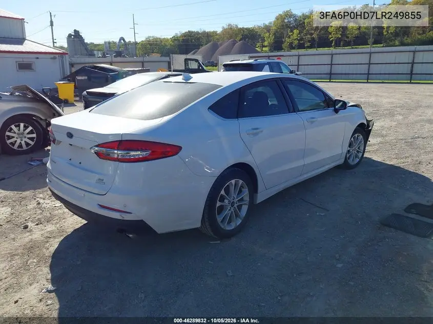 2020 FORD FUSION VIN 3FA6P0HD7LR249855 — фото 4