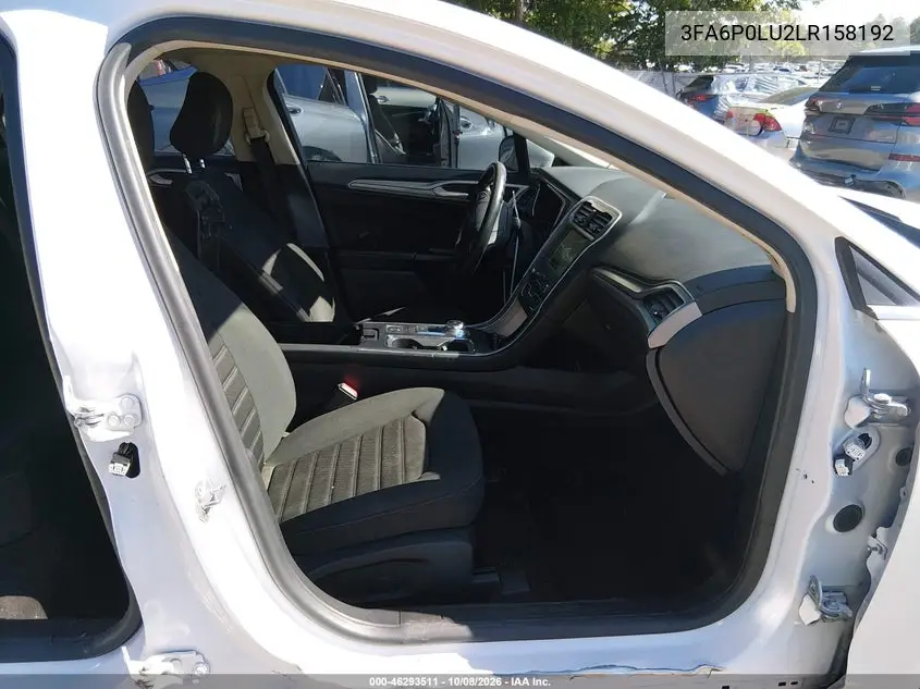2020 FORD FUSION VIN 3FA6P0LU2LR158192 — фото 5