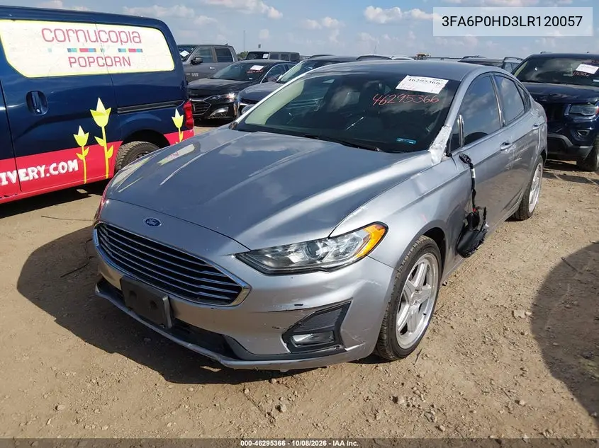 2020 FORD FUSION VIN 3FA6P0HD3LR120057 — фото 2
