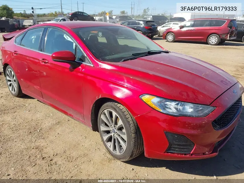 FORD FUSION 2020, VIN 3FA6P0T96LR179333