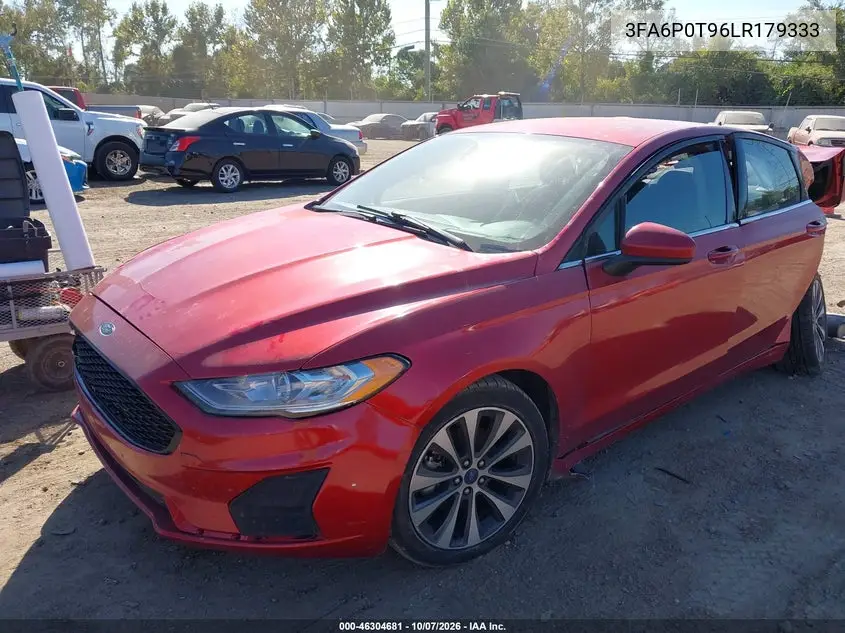 2020 FORD FUSION VIN 3FA6P0T96LR179333 — фото 2