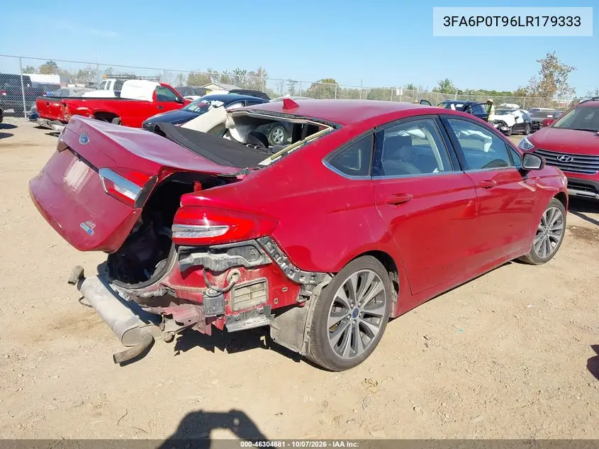 2020 FORD FUSION VIN 3FA6P0T96LR179333 — фото 4
