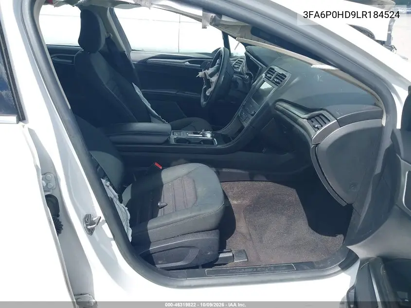 2020 FORD FUSION VIN 3FA6P0HD9LR184524 — фото 5