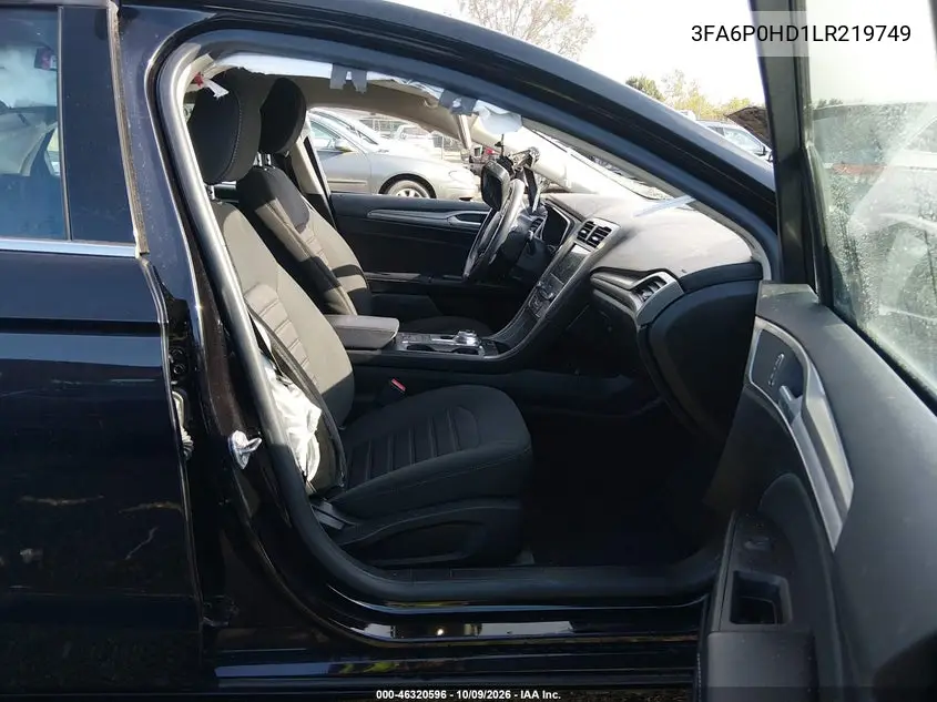 2020 FORD FUSION VIN 3FA6P0HD1LR219749 — фото 5